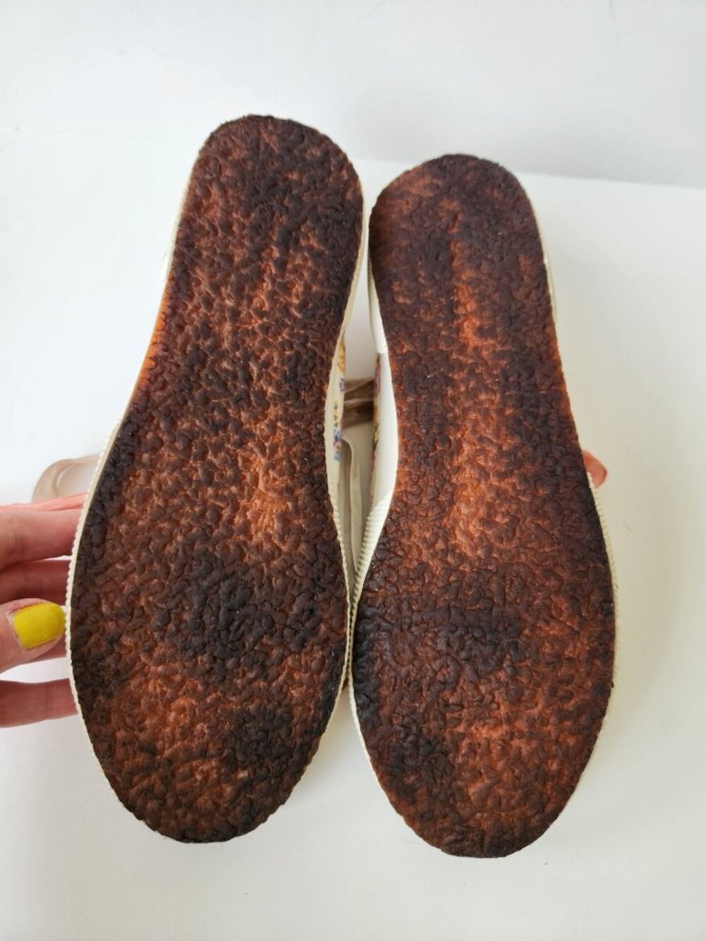 Superga x LoveShackFancy 2750 Flower Fringe Sneakers Coquette Romantic Whimsical - Picture 14 of 16